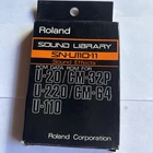 Roland Sound Library Card SN-U110-11 Effects Pcm Data Rom For U-110 U-220 Used. Price: $54.99.
