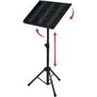 Gator Frameworks Adjustable Multi-media Gear Stand With Vesa Mounting Brackets New. Price: $89.99.