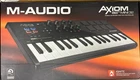 M-audio Axiom Air Mini Premium 32-KEY Usb Midi Keyboard & Drum Pad Controll New. Price: $159.95.