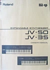 Roland JV-50 JV-35 Synthesizer Keyboard Original Owner's Manual Book, Japan. Very. Price: $34.99.