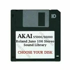 Akai S5000 / S6000 Floppy Disk Roland Juno 106 Stereo Library Choose Your Brand. Price: $15.99.