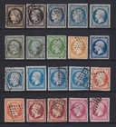 France Imperforate Ceres, Napoleon Stamps Used. 1849 - 1853. Cat 1000+?. Price: $187.94.