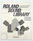 Roland Sound Library Card Brochure Printed Japan Good. Price: $157.50.