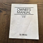 Kawai K1II Original Owners Manual / User Booklet Used. Price: $35.00.