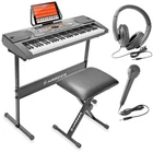 61-KEY Hamzer Piano Mic, Headphones, Stand, Padded Stool Sale Open. Price: $35.00.