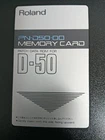 Roland Memory Card For PN-D50-00/TESTED Made In Japan Used. Price: $121.00.