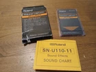 Roland SN-U110-11 Sound Effects Library Card Pcm Data Rom Used. Price: $59.99.