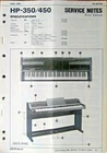 Roland HP-350 HP-450 Electronic Piano Original Service Notes Manual Book, 1985 Used. Price: $39.99.