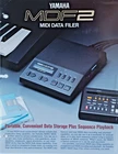 Yamaha MDF2 Midi Data Filer Disk Drive Original Color Brochure, 1991, Japan. Used. Price: $34.99.