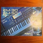 Vintage Roland EM-30/EM-50 Creative Keyboards Informational Brochure Very. Price: $15.00.