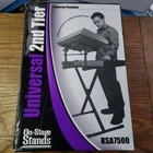 Keyboard Stand ,stage KSA7500 Universal Second Tier Adjustable X Style New. Price: $39.00.