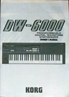 Korg DW-6000 Synthesizer User's Owner's Manual, Original Book From 1985, Japan. Very. Price: $39.99.