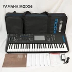 Yamaha MODX6 61-KEY Synthesizer AWM2 Fm-x W/ Soft Case Ac Adapter Tested Works Used. Price: $1274.80.