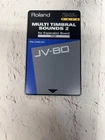 Roland PN-JV80-03 Multi Timbral Sounds 2 For Expansion Board Pop JV-80- Japan Used. Price: $119.00.