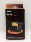 Korg Combo Tuner Metronome Backlit Lcd Display TM-60-BK Box Damage New. Price: $44.95.