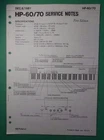 Original Roland Service Notes- HP-60/70 Electronic Piano First Edition Very. Price: $16.00.