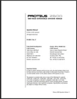 Proteus 2500 E-mu Operation Manual: 356 Pages, Coil Bound, Black White Brand. Price: $44.95.