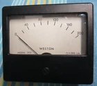 High Precision Panel Meter Weston Model 1931 FS=500 Ua 0-200 Tested Used. Price: $29.99.