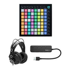 Novation Launchpad X Grid Controller Headphones Port Usb Hub Bundle New. Price: $229.99.
