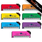Yamaha Motif XS8 Skin 7 Bold Designs Protective Decal Styleflip New. Price: $69.95.