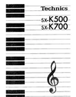 Technics SX-K500 SX-K700 Keyboard Owners Instruction Manual Reprint Brand. Price: $22.24.