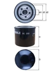For Filtry Knecht / Mahle Oc 205 Oil Filter Mazda Neu. Price: $14.56.
