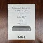 Vintage Casio CSM-10P Service Manual & Parts List Unspecified. Price: $30.00.