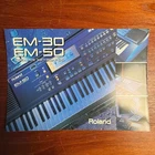 Vintage Original Roland EM-30/EM-50 Creative Keyboards Informational Brochure Very. Price: $15.00.