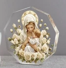 Blessed Mary & Child Jesus Small Octagon Acrylic Image, New #ALM-021-R2. Price: $12.99.