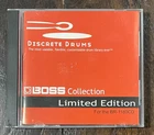 Discrete Drums Boss Collection Limited Edition For The BR-1180CD Library Open. Price: $59.99.