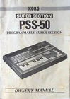 Korg PSS-50 Programmable Super Section Sequencer Original Owner's Manual Book. Very. Price: $39.99.