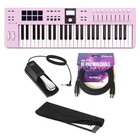 Arturia Keylab Essential MK3 49-KEY Bundle W/ Sustain Pedal Midi Cable Cover New. Price: $249.00.