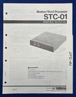 Original Yamaha STC-01 Modem / Word Processor Service Manual Unspecified. Price: $19.95.