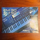 Vintage Original Roland EM-30/EM-50 Creative Keyboards Informational Brochure Very. Price: $15.00.