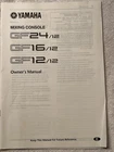Yamaha GF24/12 Mixing Console Owner's Manual Used. Price: $10.00.