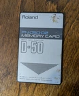 Roland PN-D50-02 Memory Card Patch Data Rom For D-50- Tested Working! Used. Price: $119.95.