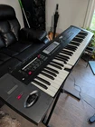 Korg 61-KEY Electronic Keyboard Workstation W/ Stand, Pitch/mod Wheels Used. Price: $460.00.