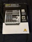 Behringer Xenyx Q1202USB Analog Mixer Interface 12-CHANNEL 2-BUS Compressor Open. Price: $80.50.