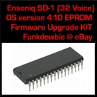 Ensoniq SD-1 32 Voice Os V4.10 Eprom Firmware Upgrade Set / New Update Chips. Price: $32.87.