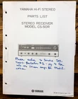 Yamaha CS-50R Receiver Parts List Manual *original* Unspecified. Price: $14.97.