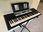 Yamaha YPT-240 61 Electric Keyboard (great Condition) With Legs Used. Price: $50.00.