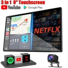 3-IN-1 9'CARPLAY Screen Wireless Ai Video Box With Net-flix Youtube +rear Camera New. Price: $129.99.