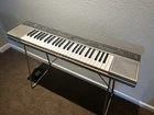 Yamaha PS-55 Keyboard Synthesizer Tested Fully Functional Piano Original Stand Used. Price: $399.99.