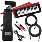 Korg RK-100S 2 Keytar Translucent Red Cable Kit New. Price: $999.99.