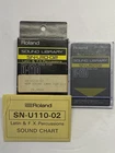 Roland SN-U110-02 Sound Library Pcm Data Rom For U-110 Latin & F.x. Percussions Used. Price: $34.95.