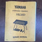 Vintage Yamaha SK50-D Service Manual Unspecified. Price: $25.00.