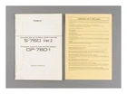 Roland S-760 Ver 2 Owner's Manual Used Perfect Circuit. Price: $34.99.