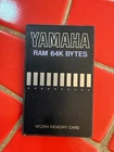 Yamaha MCD64 Ram 64K Bytes Memory Card Used. Price: $84.99.