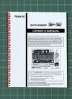 Roland SH-32 Owners Manual Guide Instructions 137 Pages Usa Made Brand. Price: $22.95.