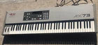 Vintage Akai AX73 Analog Synthesizer Keyboard Not-tested Sold As Is For. Price: $1000.00.